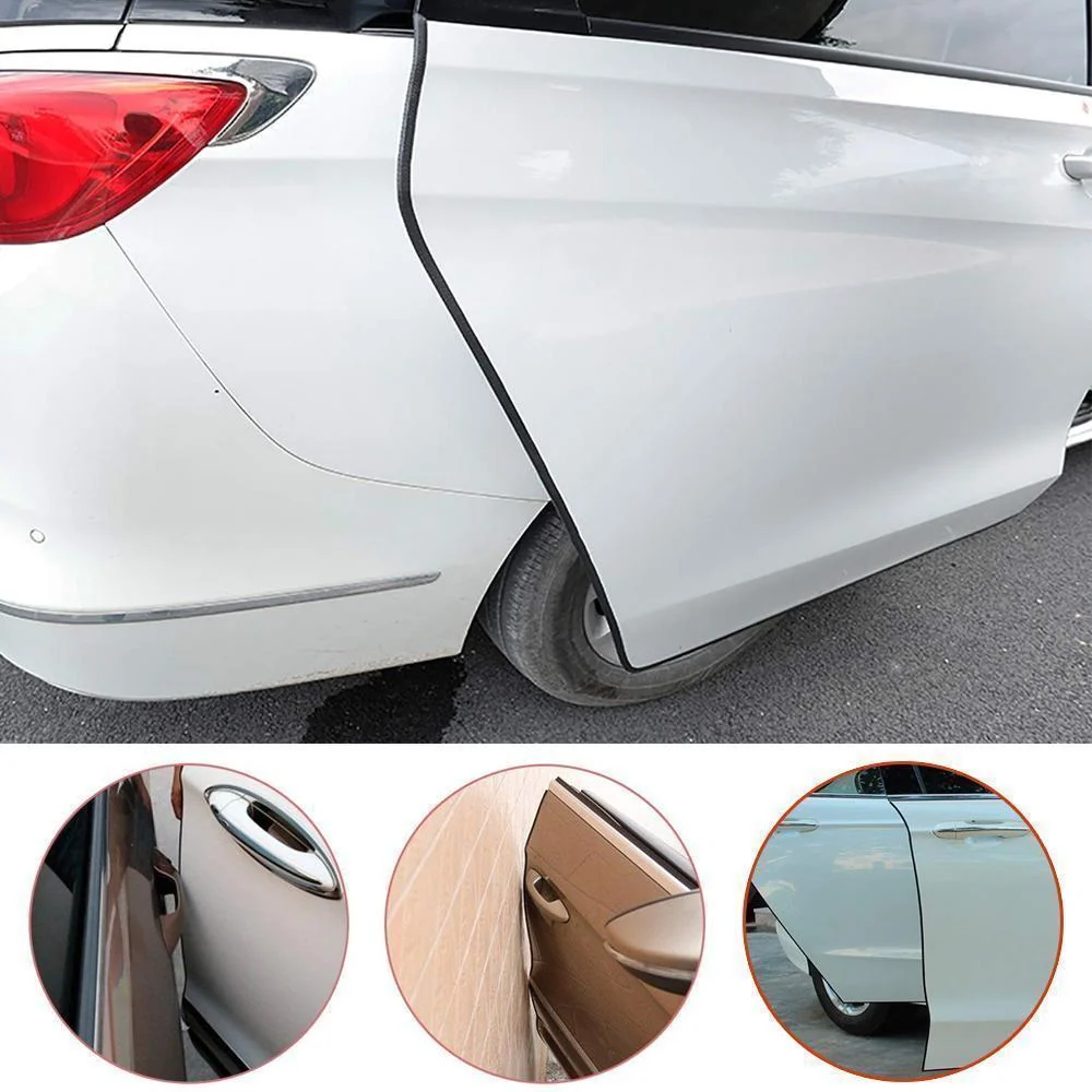 Bande Protectrice pour Bord de Porte de Voiture en forme de U, 5M ciaovie
