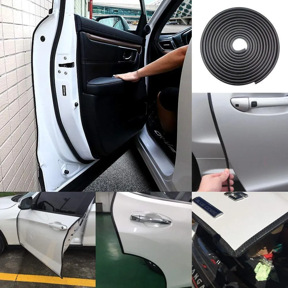 Bande Protectrice pour Bord de Porte de Voiture en forme de U, 5M ciaovie