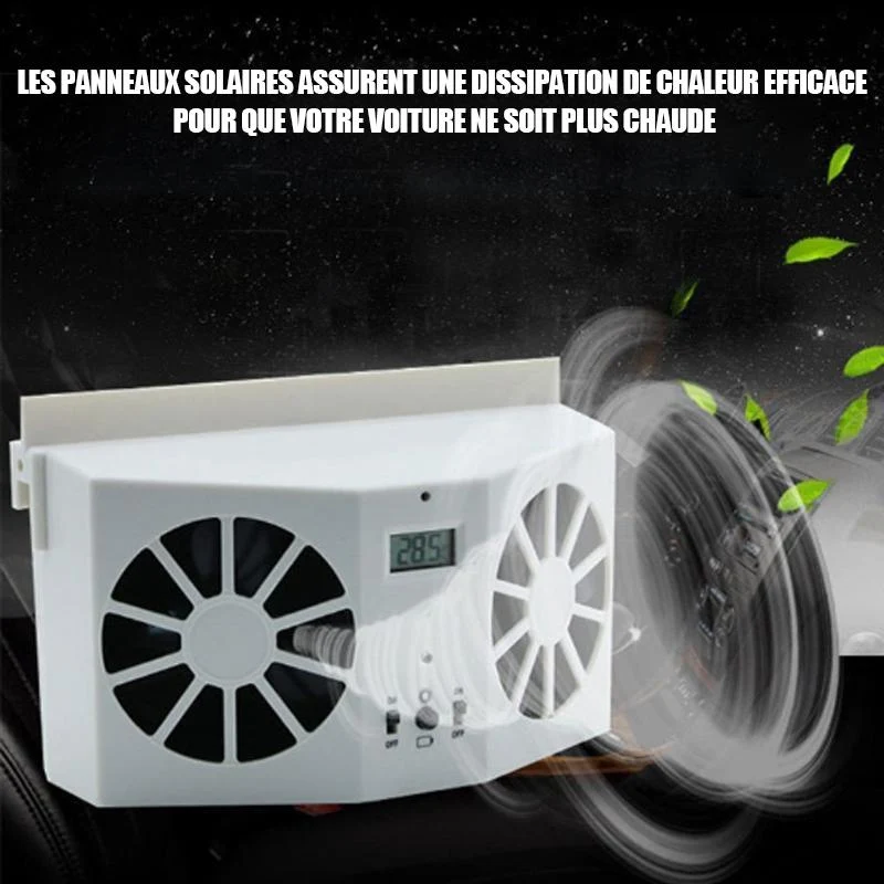 Ciaovie™ Ventilateur D'échappement Solaire De Voiture
