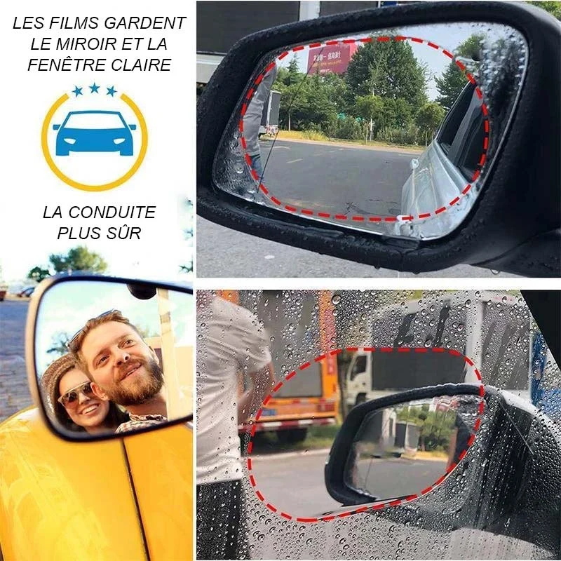 Film Anti-buée Anti-pluie de Rétroviseur de Voiture ciaovie