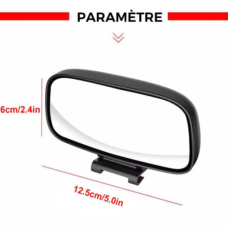 Miroir d'angle Mort de Voiture Argent ciaovie