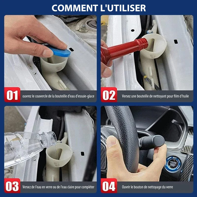 Nettoyant pour pare-brise de voiture ciaovie