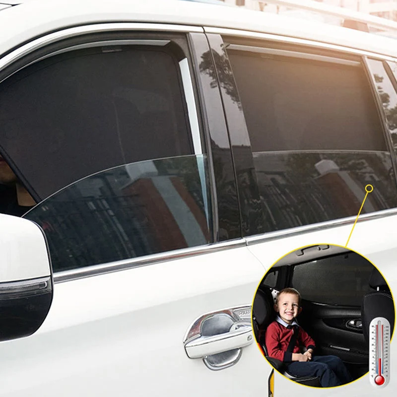 Pare-Soleil en Maille Magnétique pour Fenêtre de Voiture ciaovie