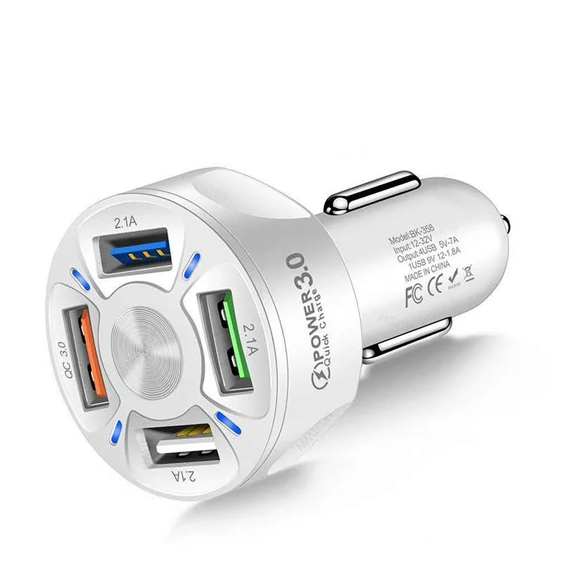 Port de charge rapide 4-EN-1 pour voiture ciaovie