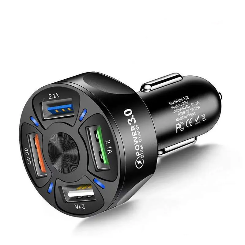 Port de charge rapide 4-EN-1 pour voiture ciaovie