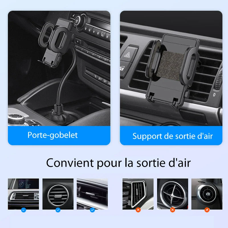 Support de Téléphone pour Porte-gobelet de Voiture ciaovie