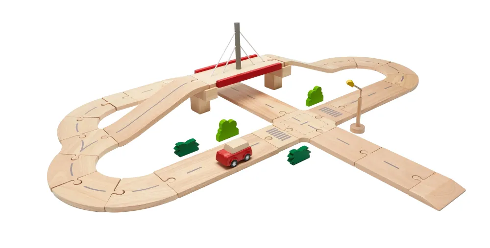 Circuit de voiture en bois - PlanToys