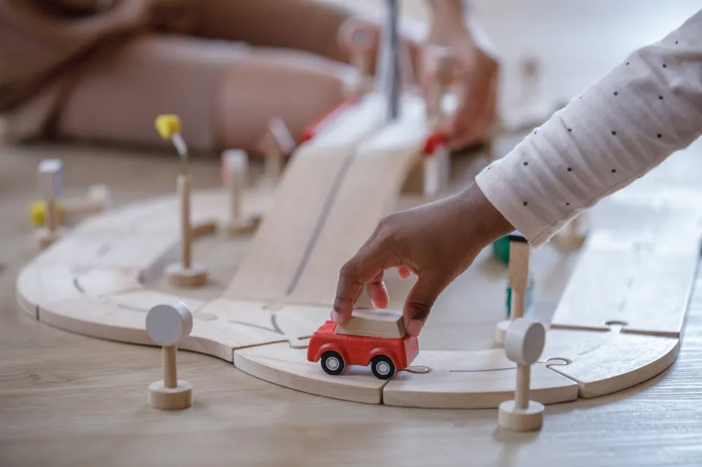 Circuit de voiture en bois - PlanToys