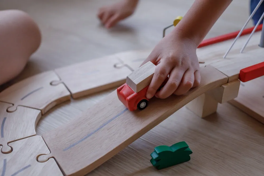 Circuit de voiture en bois - PlanToys