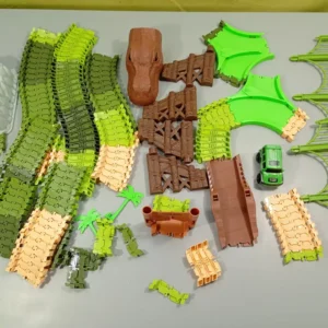 Circuit voiture dinosaure