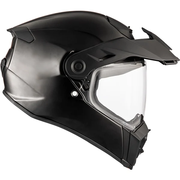 CKX Atlas Solid - Casque de Moto Noir