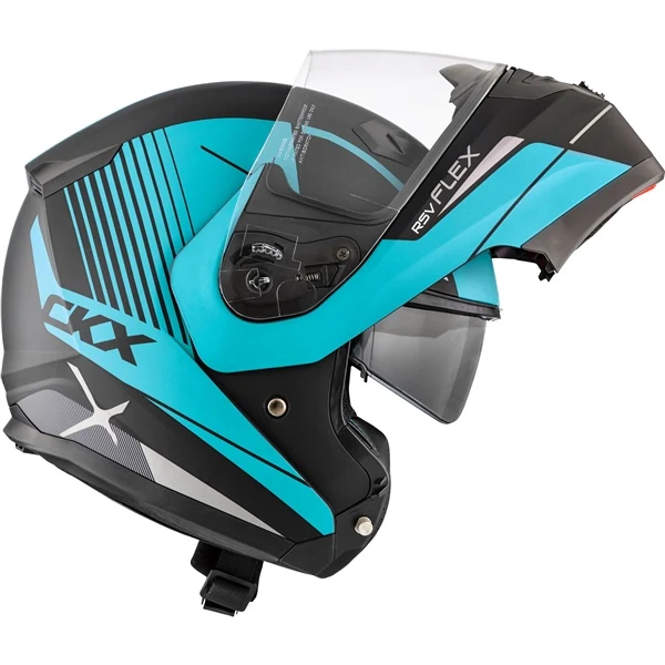 CKX Flex Tempo - Casque de Moto Bleu