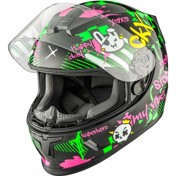 CKX RR24Y Street - Casque de Moto Junior Lg