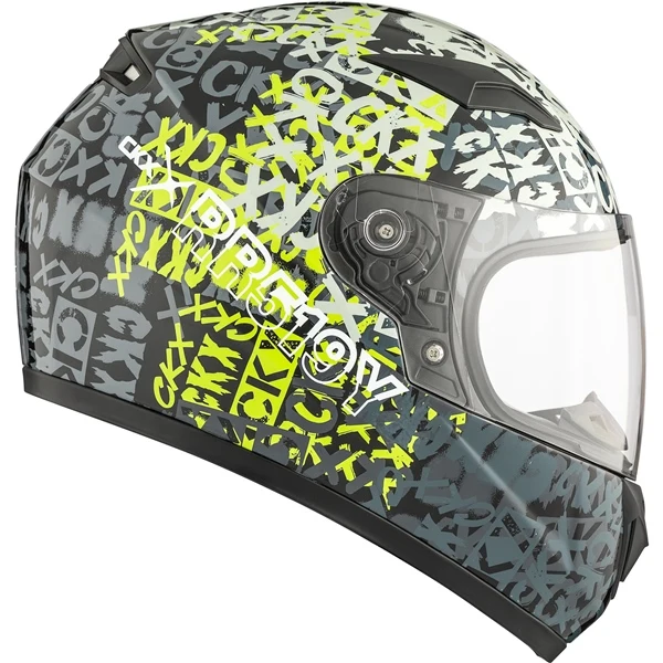 CKX RR519Y Scrawl - Casque de Moto Junior Gris