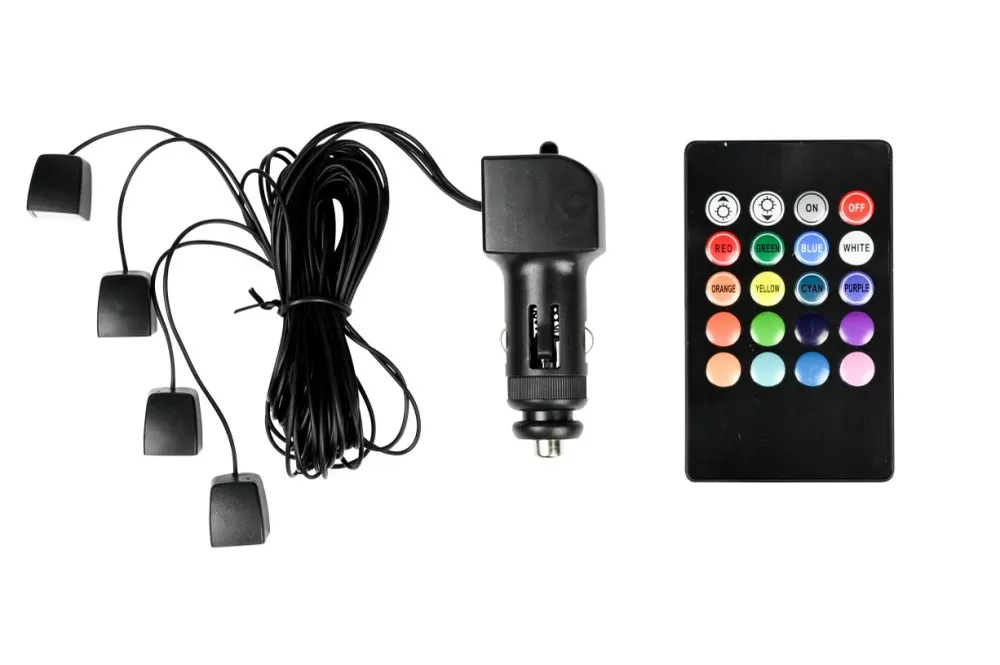Éclairage intérieur voiture 16 coleur 12V