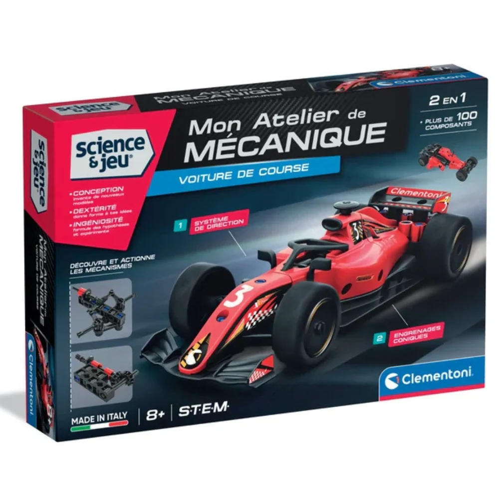 Mon atelier de mécanique - Voiture de course Clementoni