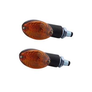 Clignotants Moto Noires Cateye