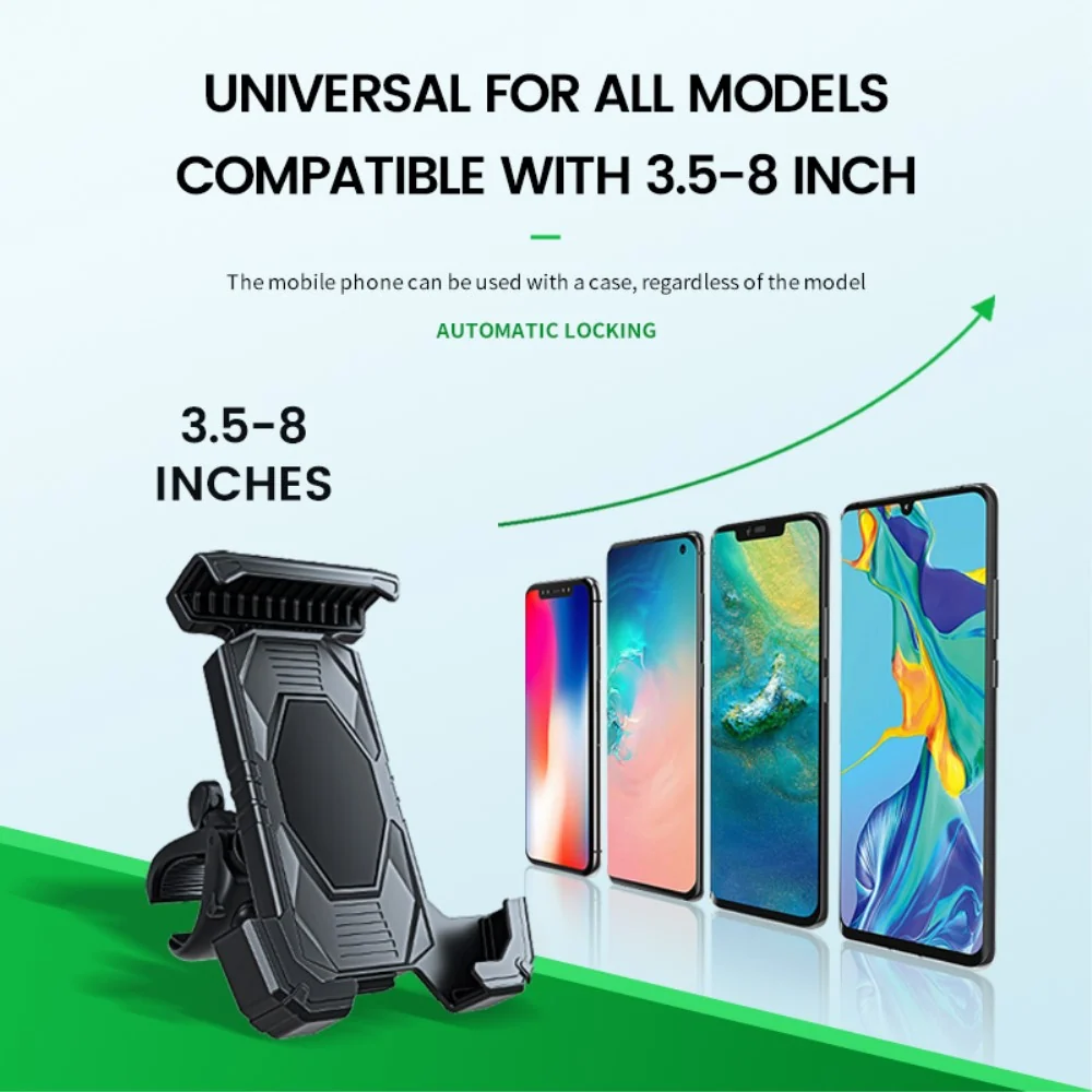Clip universel de fixation de téléphone pour guidon de moto