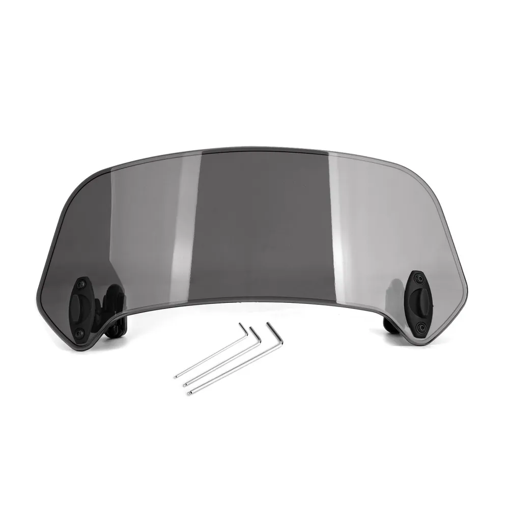 Clip universel pour moto sur déflecteur de vent, pare-brise gris