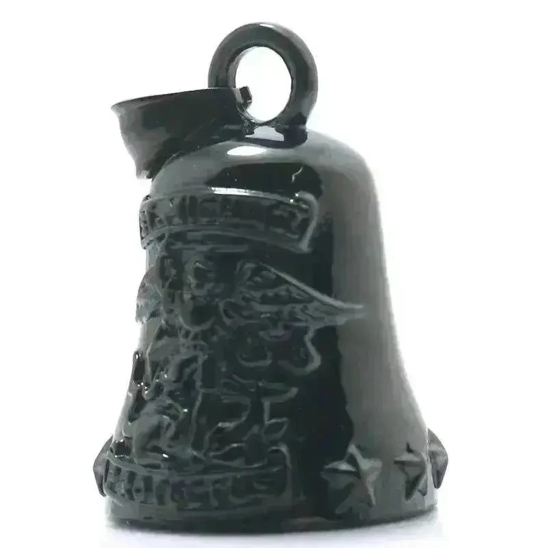 Cloche de moto noir "Archange SAINT MICHAEL"