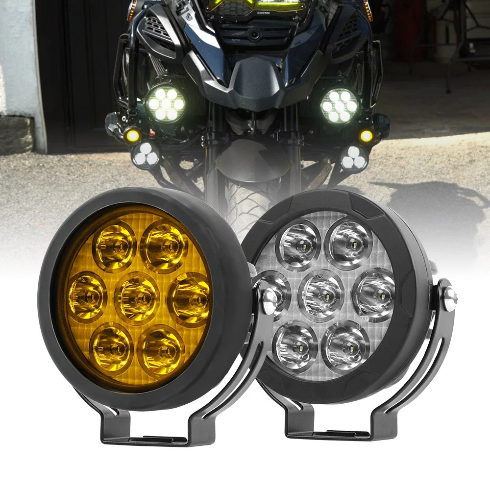COLIGHT 4.5inch D07 Série Rond Feux de Moto Avec Faisceau de Câbles Étanche (Ensemble/2pcs) CO LIGHT