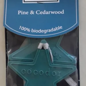 Cocodor 2 étoiles parfumées pour voiture/placard Pin & Cèdre