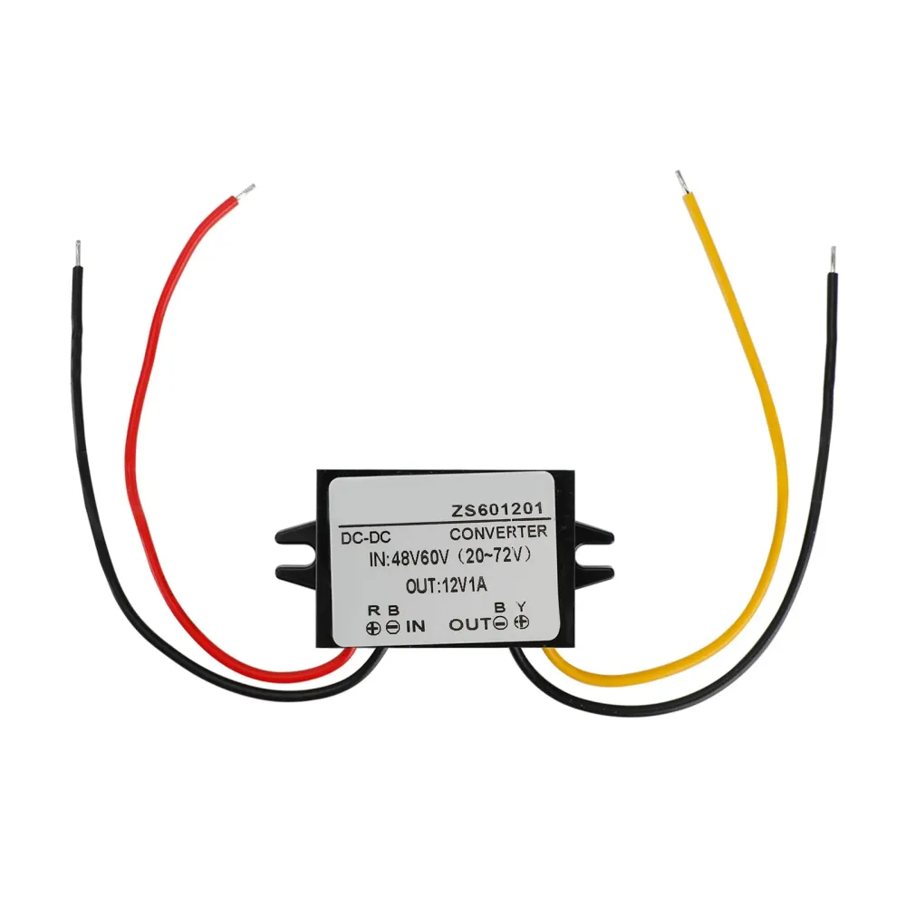 Convertisseur DC-DC étanche 60V, module d'alimentation de voiture abaisseur à 12V