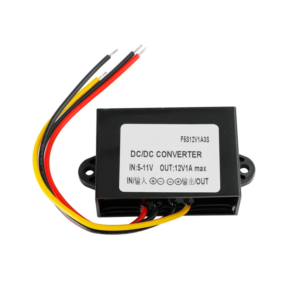 Convertisseur élévateur de tension DC-DC étanche, Module d'alimentation de voiture 1A 6V à 12V