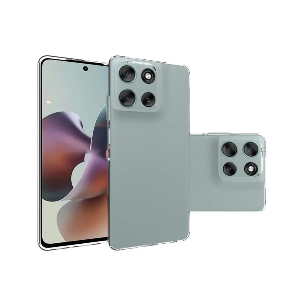 Coque transparente ultra mince pour Motorola Moto G56