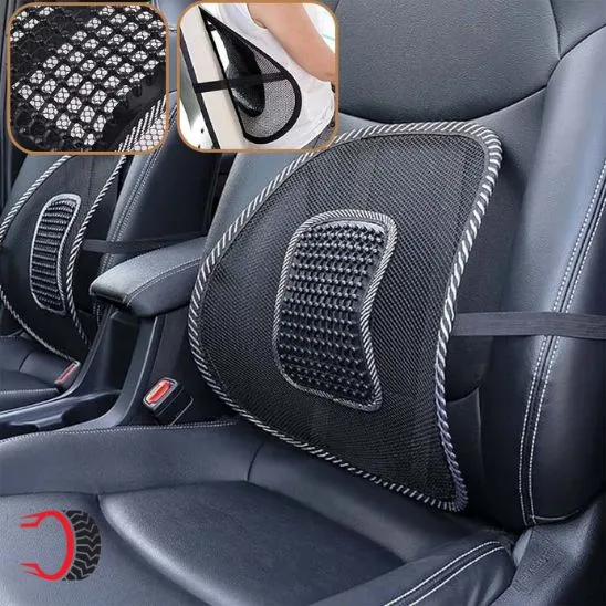 Coussin de dossier de siège de voiture en maille (Burkina faso)