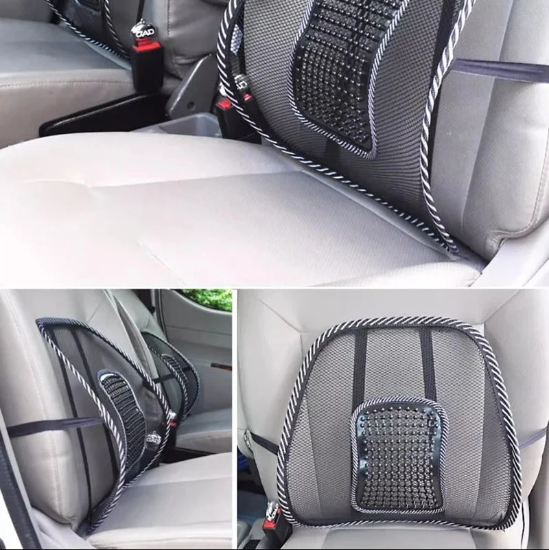 Coussin de dossier de siège de voiture en maille (Burkina faso)