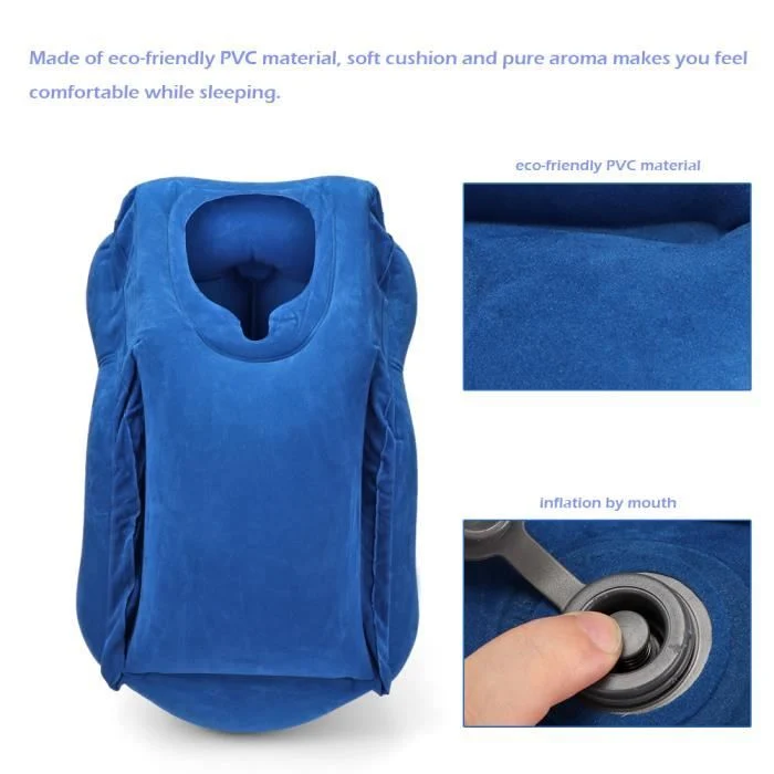 TD® Coussin de repos Oreiller Appui-Tête Menton Soutien Coussins Sieste Oreillers pour Avion Avion Voiture Bureau Reste Or...