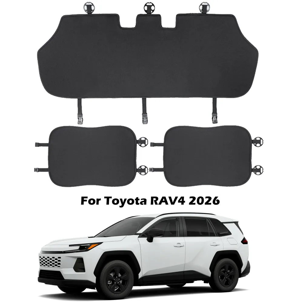 Coussin de siège arrière en soie glacée pour Toyota RAV4 2026, housse de siège arrière de voiture, protection inférieure d...
