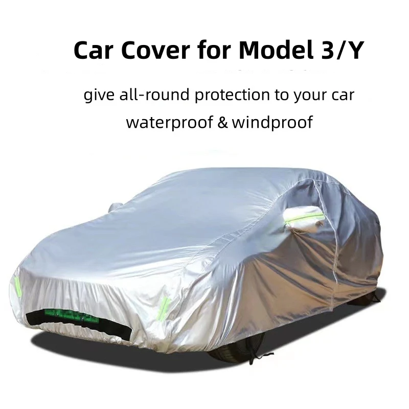 Couvercle de voiture étanche tous les temps pour les automobiles, la protection de neige de poussière de pluie solaire pou...