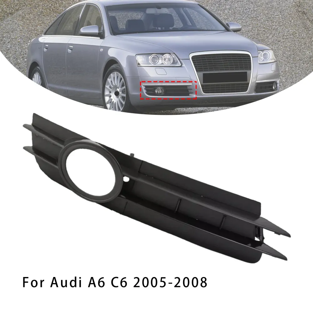 Couverture de calandre de phare antibrouillard côté droit de voiture Audi A6 C6 2005 – 2008, 4F0807682A