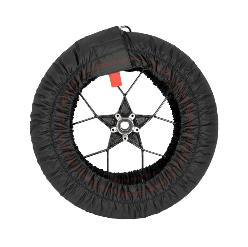 Couvertures chauffantes pneus moto BASIC 80°C, SUPERMOTO Noir