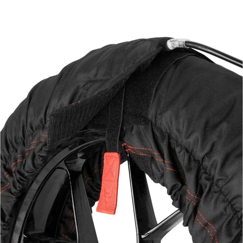 Couvertures chauffantes pneus moto BASIC 80°C, SUPERMOTO Noir