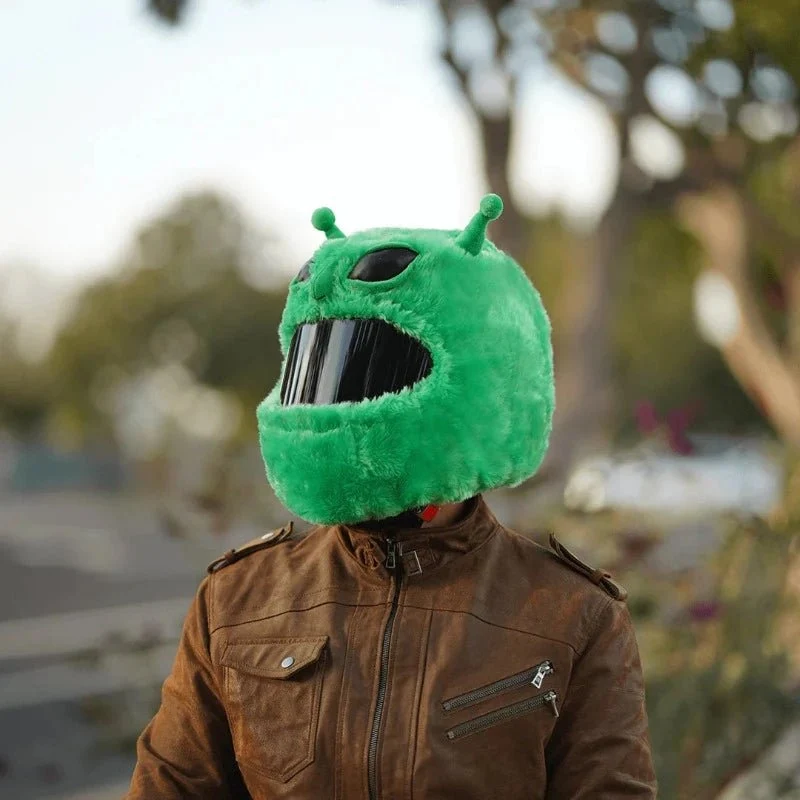Couvre casque moto - Alien