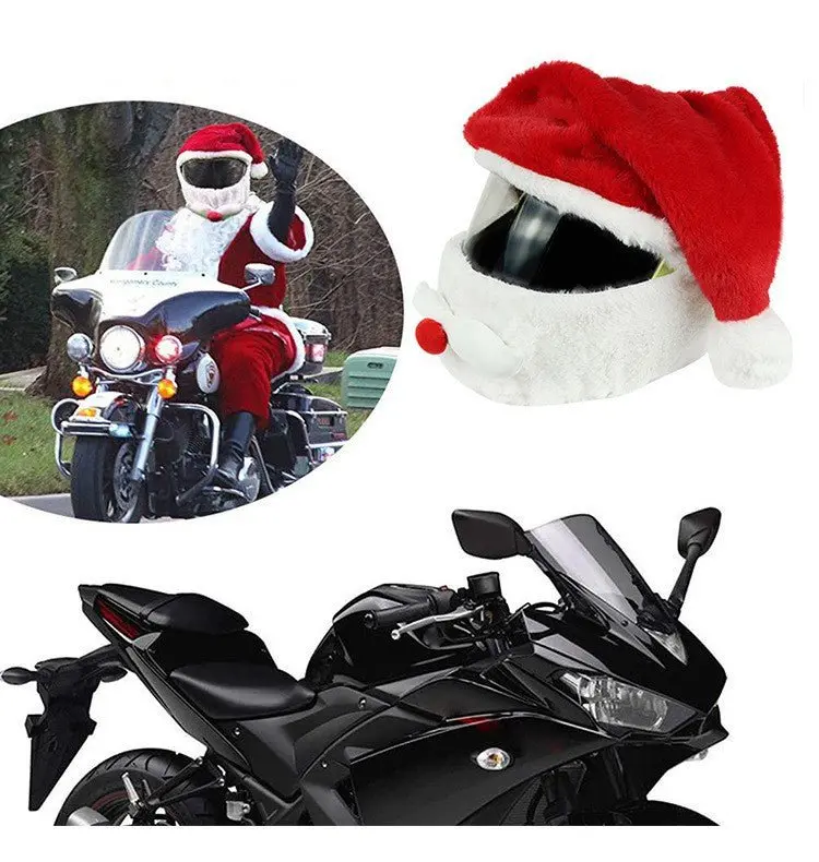 Couvre Casque Moto - Pere noel