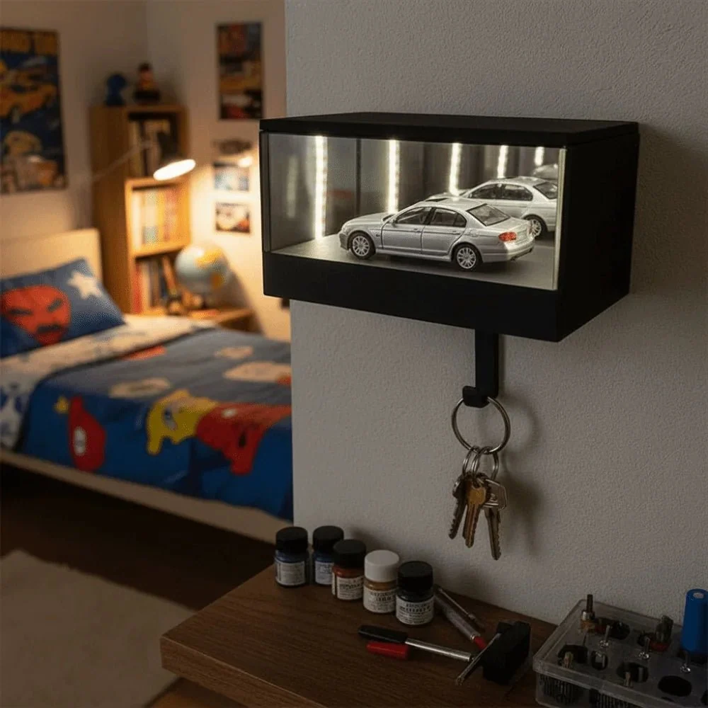 LUMOKEY – Support de clé de voiture imprimé en 3D avec fonction lumière LED pour un confort éclairé Cozey Maison