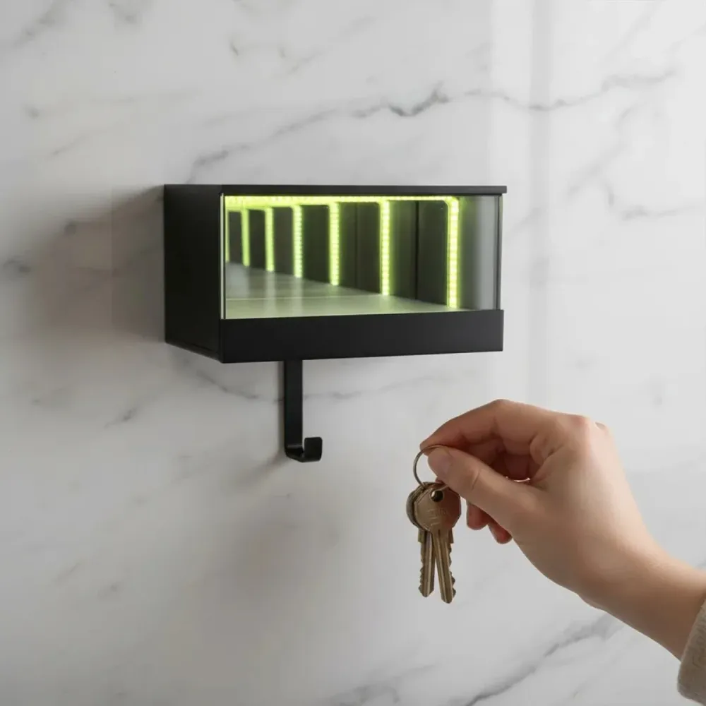 LUMOKEY – Support de clé de voiture imprimé en 3D avec fonction lumière LED pour un confort éclairé Cozey Maison