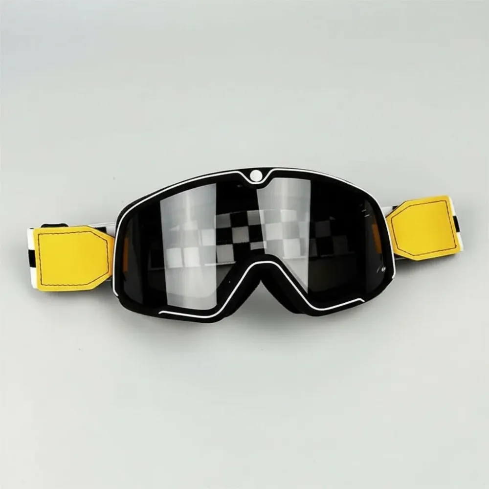 Lunettes de moto rétro - Lunettes de protection vintage pour hommes avec protection UV Cozey Maison