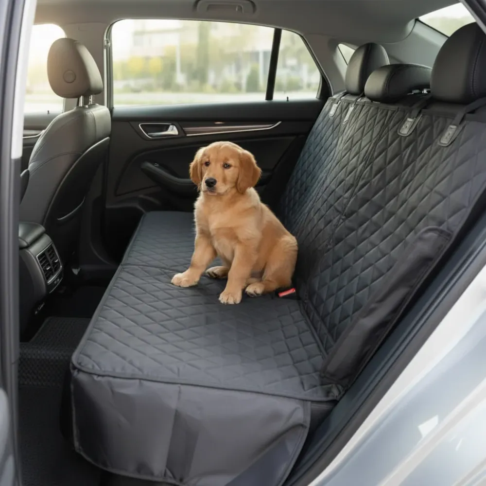 PAWPROTECT – Couverture de protection imperméable antidérapante pour banquette arrière de voiture Cozey Maison