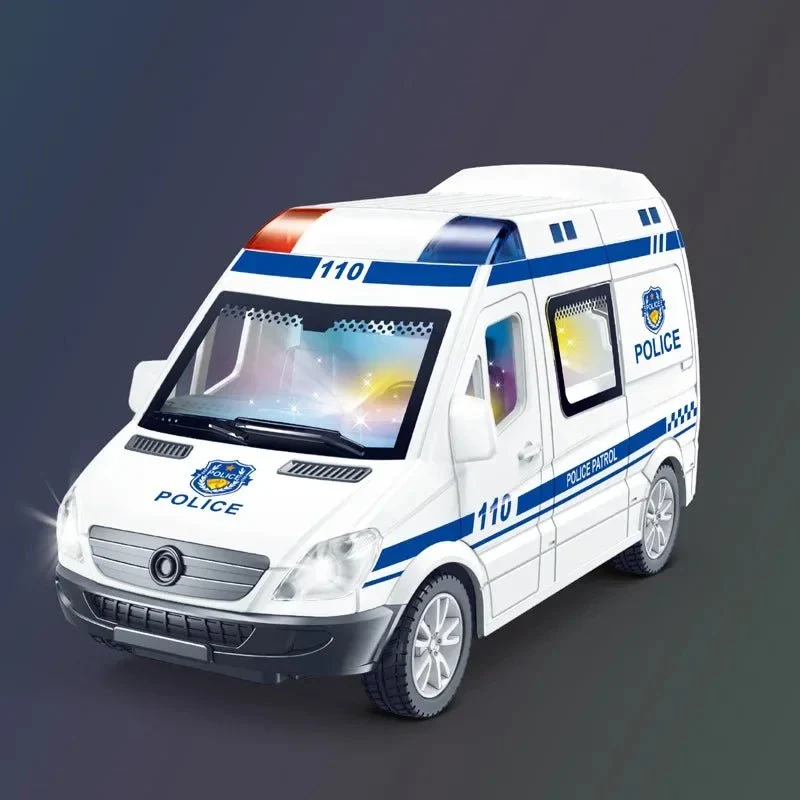 SERVEHERO – Collection de mini véhicules de secours avec ambulance, camion de pompiers et voiture de police Cozey Maison