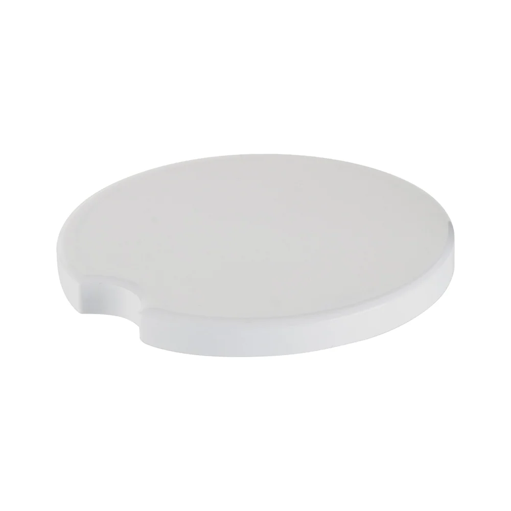 Craft Express Lot de 4 sous-verres de voiture en céramique blanche