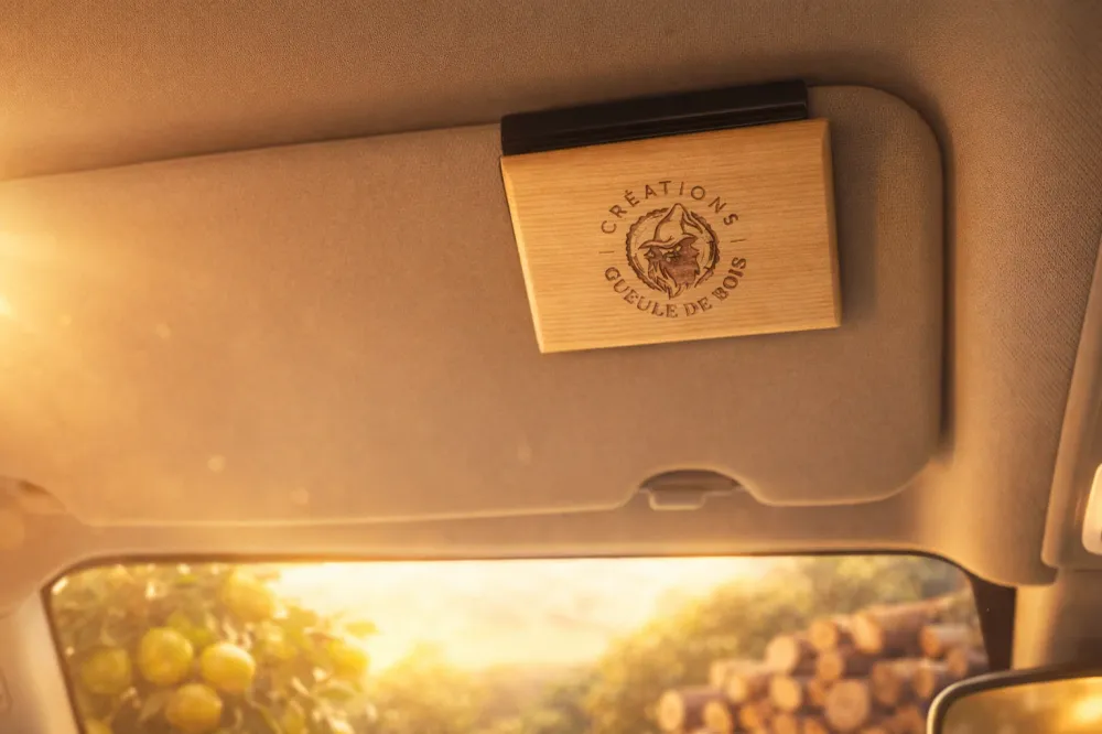 Aromatiseur de voiture - Bergamote et Bois de santal Créations Gueule de Bois