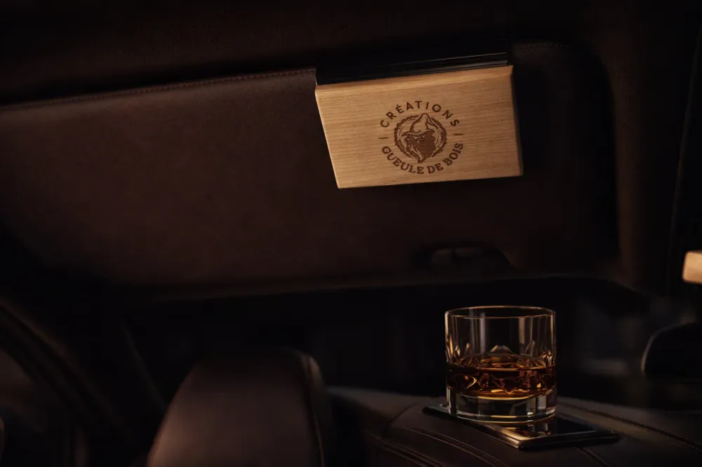 Aromatiseur de voiture - Cuir & Suède Créations Gueule de Bois