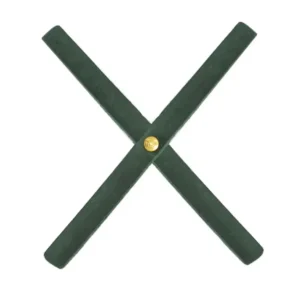 Croix de Phare Moto Cafe Racer en cuir vert