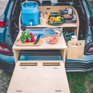 Cuisine de coffre voiture à haillon - Kitchenette