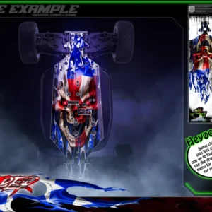 Revêtement de châssis « Ripper » pour voiture de drift UDI RC Sg1601, Sg1603, Sg1604 1603-035 Darkside Studios LLC